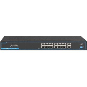 POE Switch 18 16 20 10 12 Port gigabit Switch Fast Network ethernet Switch with Vlan(16F20GB)