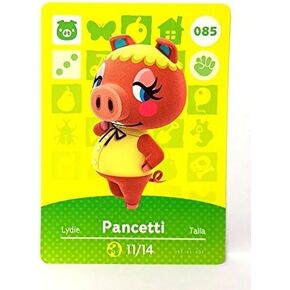 Amiibo Card Animal Crossing Happy Home Design Card Pancetti 085 by Nintendo