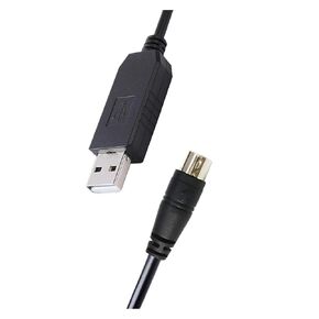 PL2303 USB to M1ni-DIN 8 Pin RS-232 Serial PC Cable for Tripp-Lite SNMPWEBCARD to PC Compatible with 73-1025(1M)