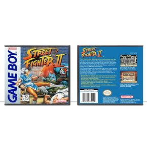 Street Fighter II | (GB) Game Boy - Game Case Only - No Game