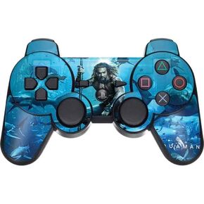 Skinit Decal Gaming Skin Compatible with PS3 Dual Shock Wireless Controller - Officially Licensed Warner Bros Aquaman King of The Seas Design
