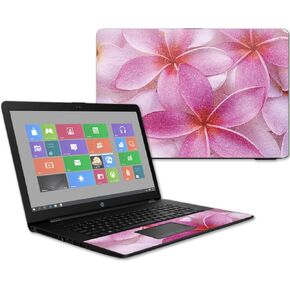 MightySkins Glossy Glitter Skin for HP 17t Laptop 17.3" (2017) - Flowers | Protective, Durable High-Gloss Glitter Finish | Easy to Apply, Remove, and Change Styles | Made in The USA