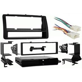 Harmony Audio HA-701761 Compatible with Fits Toyota Corolla 2003-2008 Factory Stereo to Aftermarket Radio Harness and 99-8204 in-Dash Cd Player Mounting Kit
