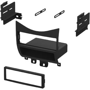Single DIN Car Stereo Dash Kit with Pocket Compatible with Honda Accord 2003-2007