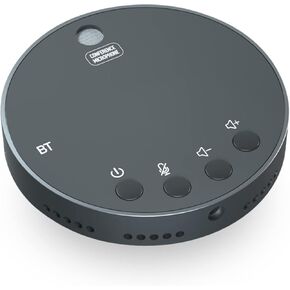 Desktop USB Conference Speakerpne BT Micropne 360° Directional Condenser Plug & Play PC Computer Mic with Speaker Mute/Volume Function Compatible with Windows for PC Laptop