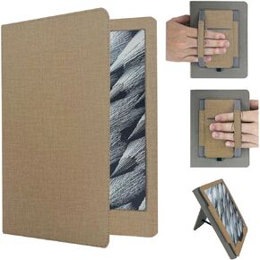 Case for Kindle Paperwhite/colorsoft 12th/11th Generation(2024/2021), 7/6.8 inch Tablet Cases/Cover with Dual Hand Straps, Basic Accessories for e-Readers. Olive Green
