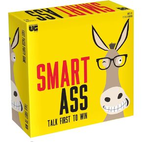 University Games | Smart Ass Trivia The Ultimate Who, What, Where Party Game , for Families and Adults Ages 12 and Up and 2 to 6 Players