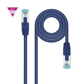 Network Cable Cat.7 600MHz LSZH SFTP PIMF AWG26 ، Blue ، 0.5 M