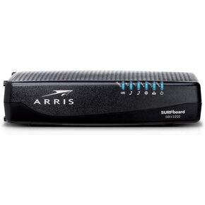 ARRIS Surfboard SBV3202 DOCSIS 3.0 Cable Modem, Certified for Xfinity Internet & Voice (Black) (Renewed)