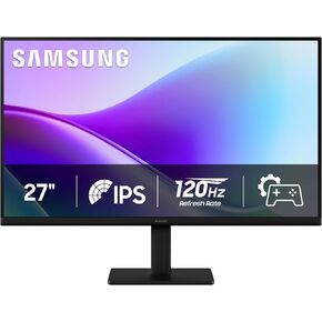 Samsung 27" S3 (S32GF) FHD High Resolution 120Hz Monitor with IPS Panel, Flicker Free, Eye Saver Mode, LS27F320GANXZA, 2025