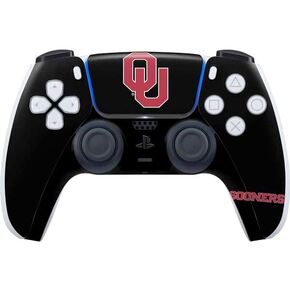 Skinit Decal Gaming Skin Compatible with PS5 Controller - Officially Licensed University of Oklahoma Sooners Design