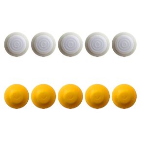 10pcs Analog Thumbstick Joystick Stick Cap Caps for Gamecube NGC GC controller Left and Right L R thumbsticks by BLUE ELF