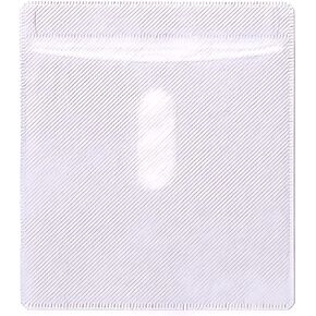 Premium CD Double Sided Plastic Sleeves - Plastic CD Sleeve for Ultimate Protection and Organization (White) (Pack of 100)