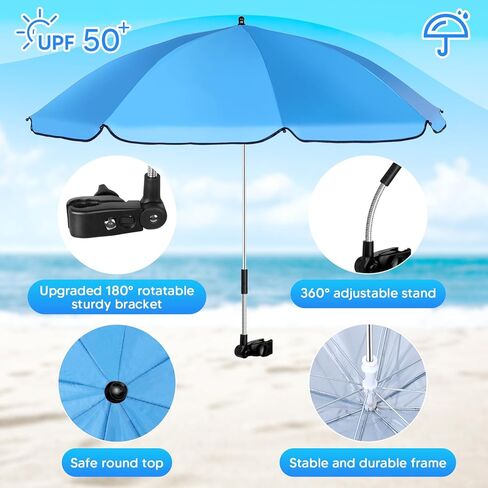 2 مجموعات كرسي الشاطئ مع المظلة وبطانية الشاطئ (79 × 83 بوصة) ، كرسي التخييم القابل للطي للبالغين مظلة الظل القابلة للتعديل مع حقيبة الحمل للاشتراك على شاطئ التخييم تجمع في الهواء الطلق in Kuwait