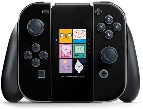 Skinit Decal Gaming Skin Compatible with Nintendo Switch (2017-2021) Joy-Con Controller - Officially Licensed Adult Swim Adventure Time BMO Design in Saudi Arabia