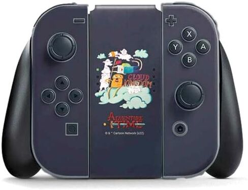 Skinit Decal Gaming Skin Compatible with Nintendo Switch (2017-2021) Joy-Con Controller - Officially Licensed Adult Swim Adventure Time BMO Design in Saudi Arabia