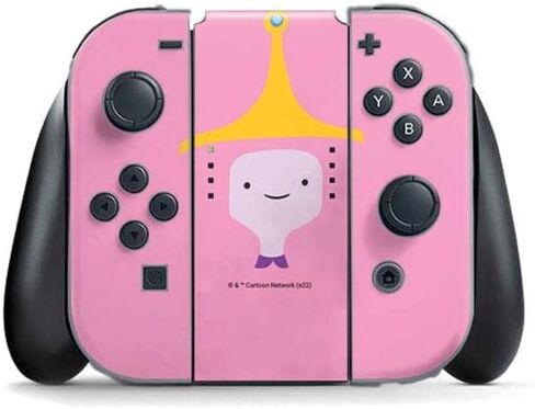Skinit Decal Gaming Skin Compatible with Nintendo Switch (2017-2021) Joy-Con Controller - Officially Licensed Adult Swim Adventure Time BMO Design in Saudi Arabia