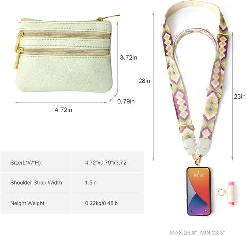 حزام الهاتف الخليوي Crossbody Universal Phone Lanyard حزام قابل للتعديل مع معظم الهواتف الذكية Aztech in Kuwait