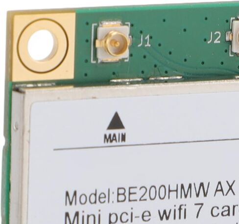 بطاقة Mini PCI E 7 ، 8774Mbps 2 Band 2.4G 5G Gigabit Card Card Mini PCIE Adapter مع Bluetooth 5.4 BE200HMW للكمبيوتر الشخصي C (بدون هوائي) in Kuwait