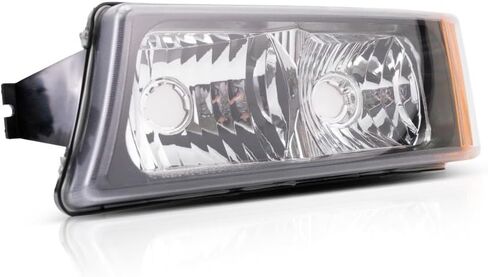 CarLights360: For Chevy Silverado 2500 HD Signal/Corner Light 2003 04 05 2006 Front Pair Driver and Passenger Side DOT Certified Replaces GM2520185 + GM2521185 in Kuwait