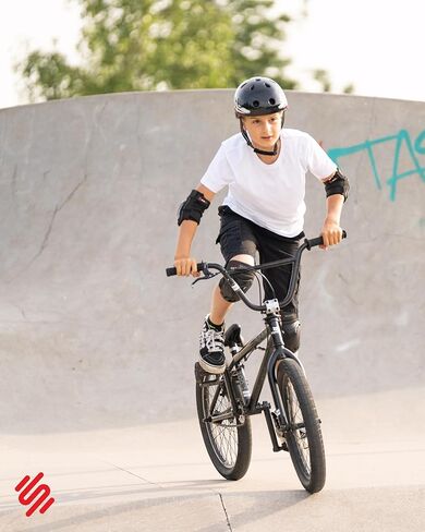 SKATEWIZ Skate Pads - Knee and Elbow Pads & Wrist Guards for Roller Skating [6pc] Climate Neutral Skating Protective Gear Adult and Kids - Roller Skate Pads in Kuwait