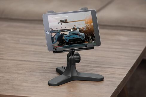 Weathertech TableTholder (أسود/أحمر) مع مقابض الفضة - حامل اللوح لسطح المكتب أو الطاولة أو عداد المطبخ أعلى حامل السطح غير المنزلق in Kuwait