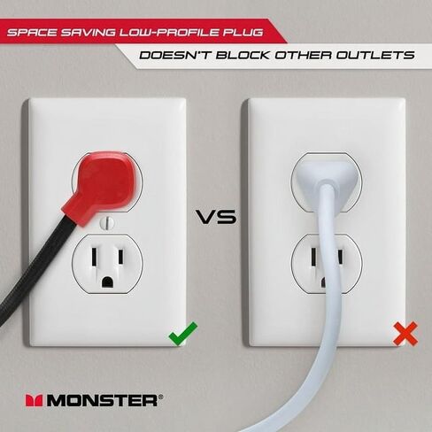 600J Surge Protector 4 Grounded Outlets & 2 USB Ports with a 6’ Nylon Braided Extension Cord in Saudi Arabia
