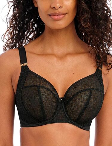 Freya Womens Starlight Underwire Balcony Side Support Full Coverage Bra, Cornflower, 36J US in Saudi Arabia