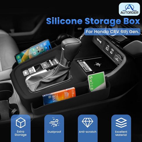 Autorder Center Console Bottom Organizer for 2023 2024 HR-V HRV Interior Accessories Lower Center Console Storage Insert Tray in Saudi Arabia