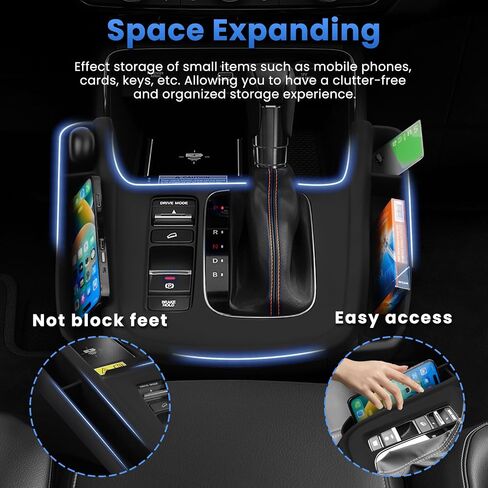 Autorder Center Console Bottom Organizer for 2023 2024 HR-V HRV Interior Accessories Lower Center Console Storage Insert Tray in Saudi Arabia