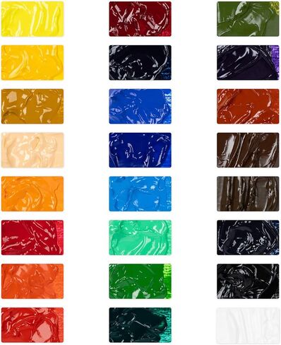 Castle Art Supplies 24 x 12ml Oil Paint Set | Great Value Set for Adult Artists, Beginners and Advanced | Vibrant Variety of Smooth-to-use Colors | In Impressive Presentation Box With Tutorial in Saudi Arabia