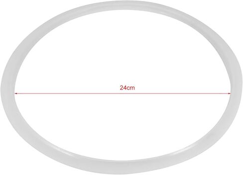Pressure Cooker Sealing rings, 6 Sizes Optional, Replacement Clear Silicone Gasket Sealing rings for Home Pressure Cooker Kitchen Tool, Pressure Cooker Accessories (24cm/9.4in) in Saudi Arabia