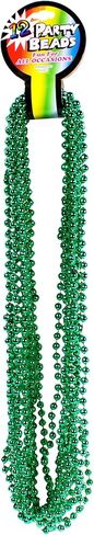 Windy City Novelties - 72 Pack - Black 33" Inch Round Metallic Bead Necklace | In Bulk | Mardi Gras Tossing Beads Mardi Gras Party Birthdays Weddings Party Favors in Saudi Arabia