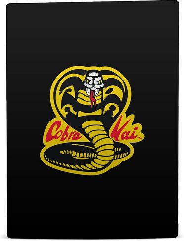 Head Case Designs Officially Licensed Cobra Kai Classic Logo Iconic Vinyl Faceplate Sticker Gaming Skin Decal Cover Compatible With Sony PlayStation 5 PS5 Digital Edition Console in Saudi Arabia