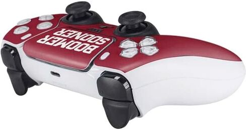 Skinit Decal Gaming Skin Compatible with PS5 Controller - Officially Licensed University of Oklahoma Sooners Design in Saudi Arabia