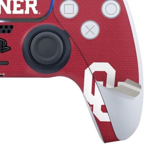 Skinit Decal Gaming Skin Compatible with PS5 Controller - Officially Licensed University of Oklahoma Sooners Design in Saudi Arabia