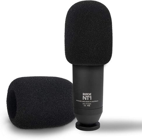واقي الرياح من SUNMON PodMic Pop Filter - غطاء إسفنجي مثالي للميكروفون متوافق مع ميكروفون Rode PodMic للحصول على صوت نظيف بدون أصوات رياح in Saudi Arabia