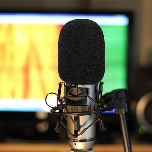 واقي الرياح من SUNMON PodMic Pop Filter - غطاء إسفنجي مثالي للميكروفون متوافق مع ميكروفون Rode PodMic للحصول على صوت نظيف بدون أصوات رياح in Saudi Arabia