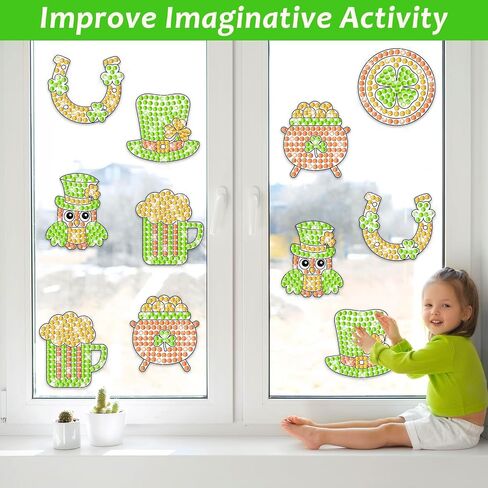 Winter Snow Arts and Crafts, Sun Gemmers Art Crafts Snowflake Suncatcher Kits for Children Teenagers Kids at 6-8, Winter DIY Diamond Painting Kits for Girls at 4 5 10 12 in Saudi Arabia