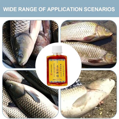 Fish Attractant | Concentrate additive Liquid 125ml Fish Attractant Spray | Effective Bait Scent for Lures and Baits in Black Pits, Lakes, Wild Ponds in Saudi Arabia