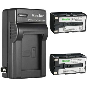 Kastar AC Wall Battery Charger Replacement for Topcon BT-61Q BT-62Q BT-65Q BT-66Q GMS-2 Topcon Survey Instrument FC-200 FC-2200 FC-2500 GPT-7000i GTS-750 GTS-751 GPT-7500 Total Stations