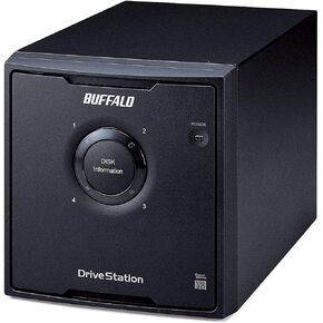 BUFFALO DriveStation Quad 4-Bay 24TB (4x6TB) TAA Desktop External Hard Drive USB 3.2