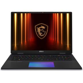 MSI Titan 18 HX AI 18" 120Hz MiniLED UHD+ Gaming Laptop: Intel Ultra 9-285HX, NVIDIA Geforce RTX 5090, 96GB DDR5, 6TB NVMe SSD, Thunderbolt 5, Wi-Fi 7, Win 11 Pro: Black A2XWJG-016US