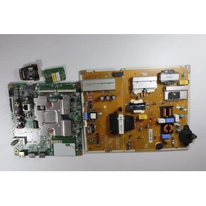 Television Repair Kit for LG 65UN6950ZUA with TV Main Board + Power Supply + TCon + Cables