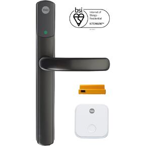 Yale Conexis L2 Smart Door Lock - Black - Remote Access from Anywhere, Anytime, No Key Needed, Compatible with Alexa, Google Assistant and Philips Hue SD-L2000-BL