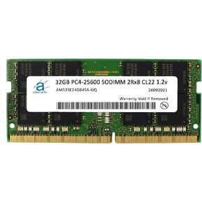 Adamanta 32GB (1x32GB) Compatible for Lenovo ThinkPad P15v Gen 2 Laptop DDR4 3200MHz PC4-25600 SODIMM 2Rx8 CL22 1.2v Notebook Memory Module Upgrade RAM