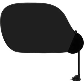 Laptop Sun Shade with Clip and Suction Cup (2 Ways to Use), 22.8 x 14.2 Inch Flexible Adjustable Cubicle Shade, Portable Foldable Laptop Cover for Beach Chairs and Car Window (Blue)