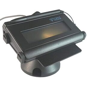 DCCStands Low Swivel and Tilt Topaz Signature Pad Stand, Screw-in and Adhesive
