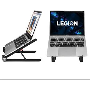 Portable Laptop Stand for Lenovo Legion 9i 7i 5i 5 Pro 7i 5i 5 Legion Slim 5 7 7i Y530 Y730 Y7000 Gaming Laptop.Laptop Stand for Desk,Made of Reinforced Nylon, 304 Stainless Steel and Silicone.Black