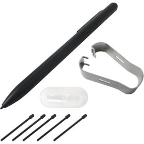 Replacement Digital Pen with Eraser, Stylus Pen with 5 Pen Tips and Pen Clip, 4096 Pressure Levels, Tilt Sensor, Palm Rejection, for Samsung Galaxy Book3 Pro 360(14") Upgraded